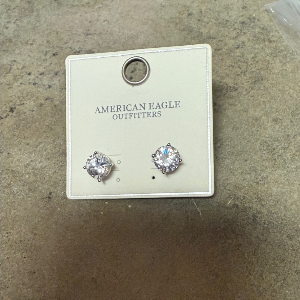 American Eagle Outfitters Sparkling Silver Earrings | Brand New